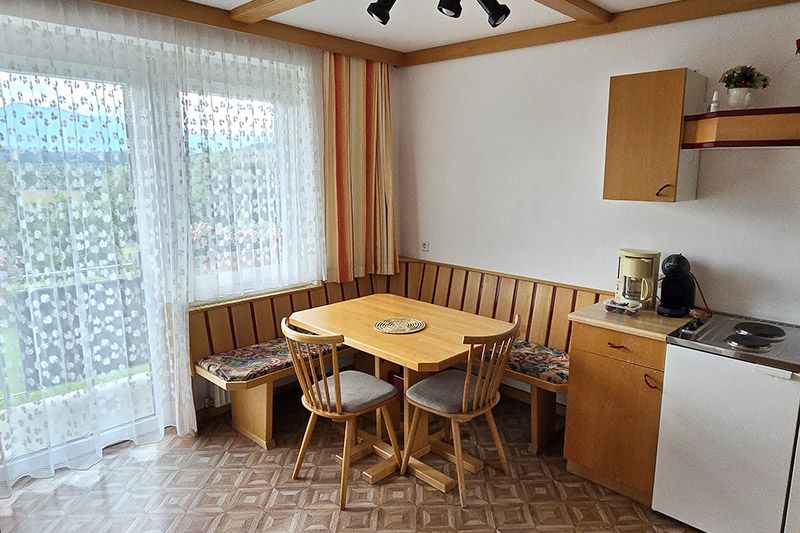 Essecke in der Ferienwohnung 3 Skant Turnersee